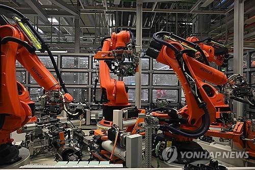 헝가리의 아우디 공장. [AFP 연합뉴스 자료사진. 재배부 및 DB 금지]