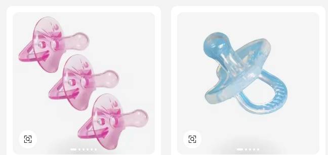 알리바바에 판매되고 있는 성인용 공갈 젖꼭지.  (알리바바 캡처)