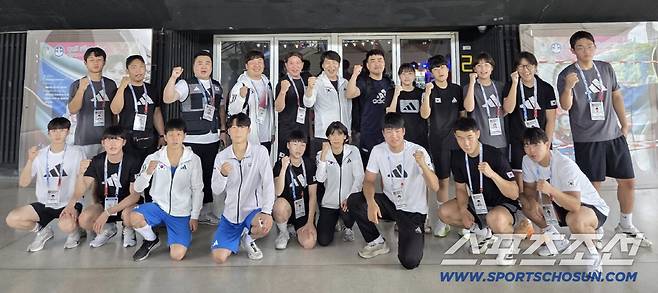 U19선수단. 사진제공=대한복싱협회