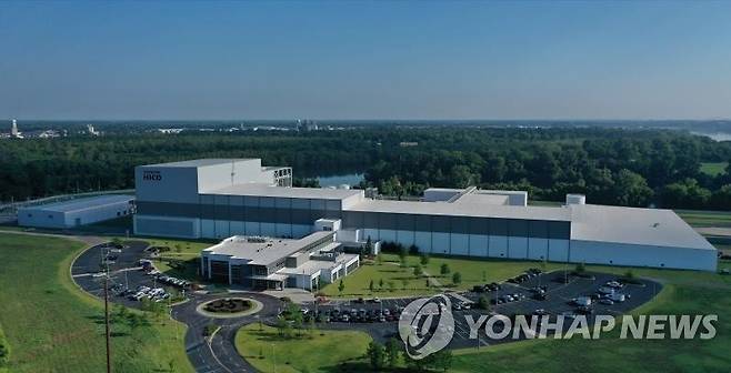 효성중공업 미국 멤피스 초고압변압기 공장 전경. 연합뉴스