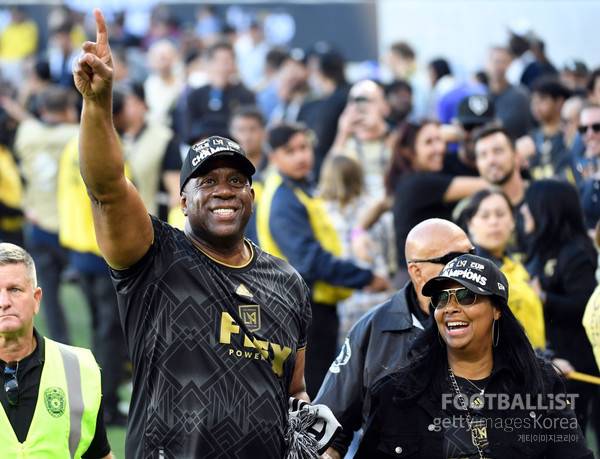 LAFC 공동 구단주 매직 존슨. 게티이미지코리아