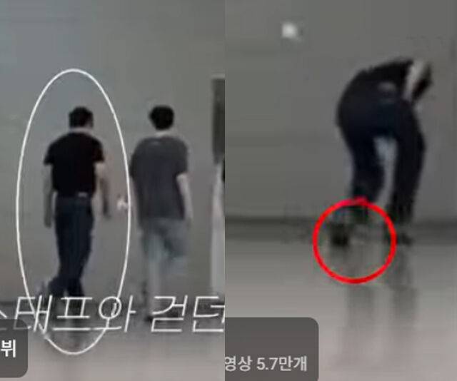 방탄소년단 뷔의 선행이 네티즌들 사이 인기다. / 온라인 커뮤니티 캡처