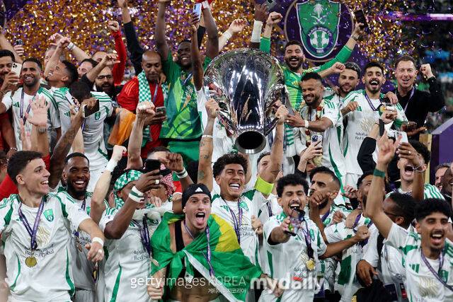 AFC 챔피언스리그 엘리트 우승을 차지한 알 아흘리. /게티이미지코리아
