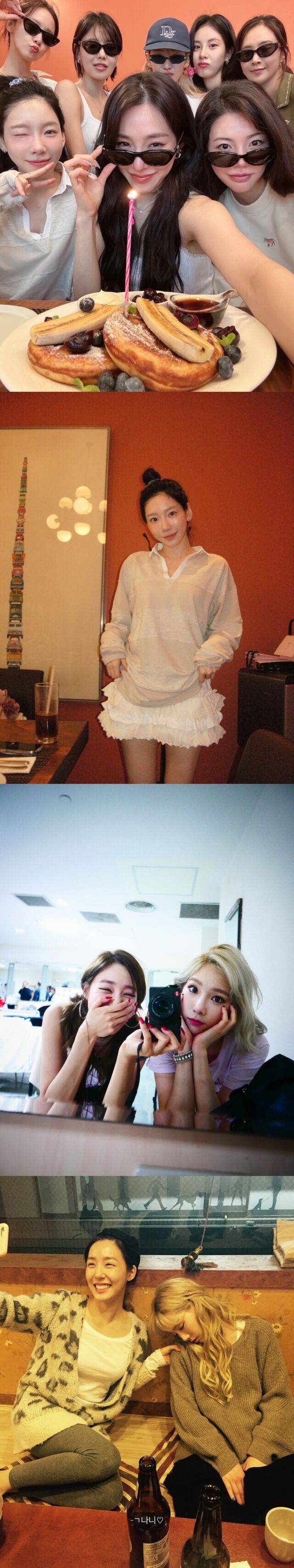 그룹 소녀시대 멤버들이 데뷔 18주년을 기념했다. / 태연 인스타그램