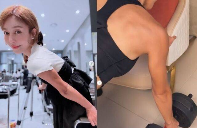 쥬얼리 출신 싱글맘 이지현이 헬스 삼매경에 빠졌다. /이지현 소셜미디어