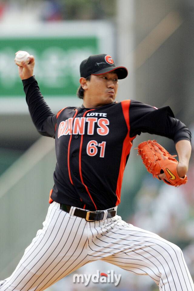 롯데 자이언츠 시절 손민한./마이데일리