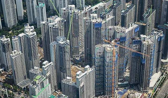 아파트 공사현장, 뉴시스