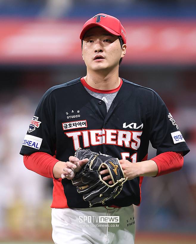 ▲ 전상현은 6월 이후 좋은 세부 지표를 유지하며 장기간 호조를 이어 가고 있다ⓒ곽혜미 기자