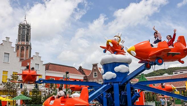 '미피 원더 스퀘어' 라이드형 어트랙션 [사진/백승렬 기자]