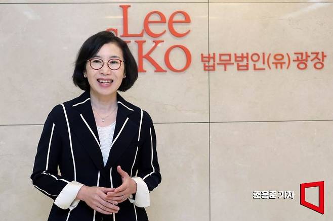오현주 법무법인 광장 변호사가 서울 중구 광장 사무실에서 아시아경제와 인터뷰 하고 있다. 조용준 기자