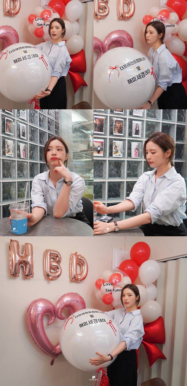 신세경, 생일 카페 비하인드 (사진: 더프레젠트컴퍼니)
