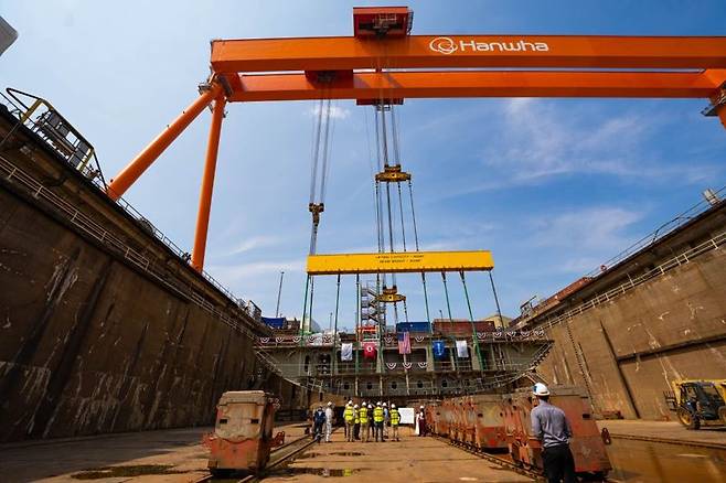 한화 필리조선소. 링크드인 제공