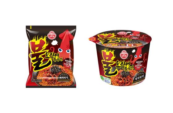 오뚜기에서 매콤달달한 ‘불오징어볶음면’을 출시했다. 사진 오뚜기