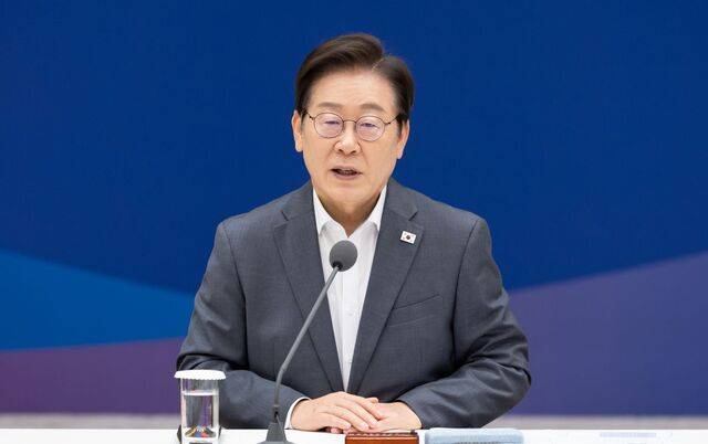 이재명 대통령이 지난 1일 서울 용산 대통령실에서 열린 전국 시·도지사 간담회에서 모두발언을 하고 있다. 대통령실 제공
