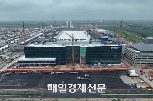 미국 텍사스주 테일러에 짓고 있는 삼성전자의 반도체 공장