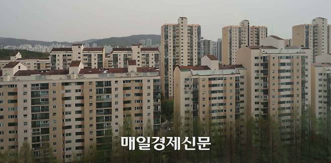 경기 성남시 분당 일대 아파트 전경. 매경DB