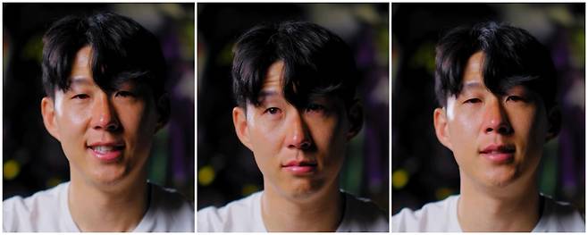 토트넘 홋스퍼가 6일(현지시간) 공식 SNS(소셜미디어)를 통해 손흥민 인터뷰를 한국어와 영어로 동시에 내보냈다. 토트넘은 '한국 팬분들께 드리는 손흥민의 마지막 인사'란 제목으로 토트넘 이적을 공식화했다. 눈물의 인터뷰 장면./사진=토트넘 인스타그램 게시물 캡처