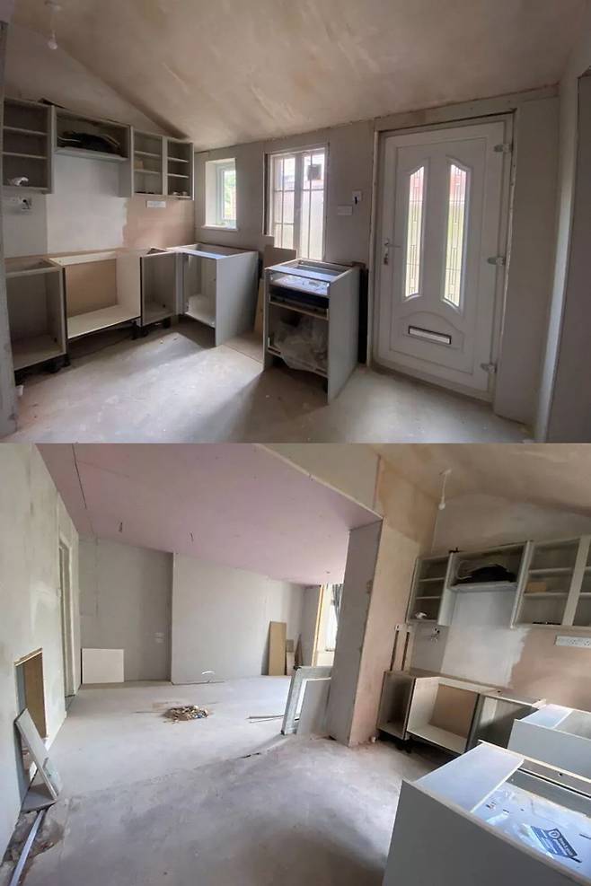 해변까지 1분 거리의 영국 아파트가 1800원에 경매에 나와 뜨거운 관심을 받았다. 침실 2개와 욕실, 주방, 거실, 뒷마당을 갖춘 이 아파트는 약 1억3500만원에 최종 낙찰됐다. /사진=데번라이브, SWNS