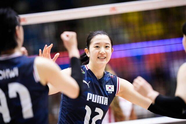 국가대표 미들블로커 이다현./FIVB