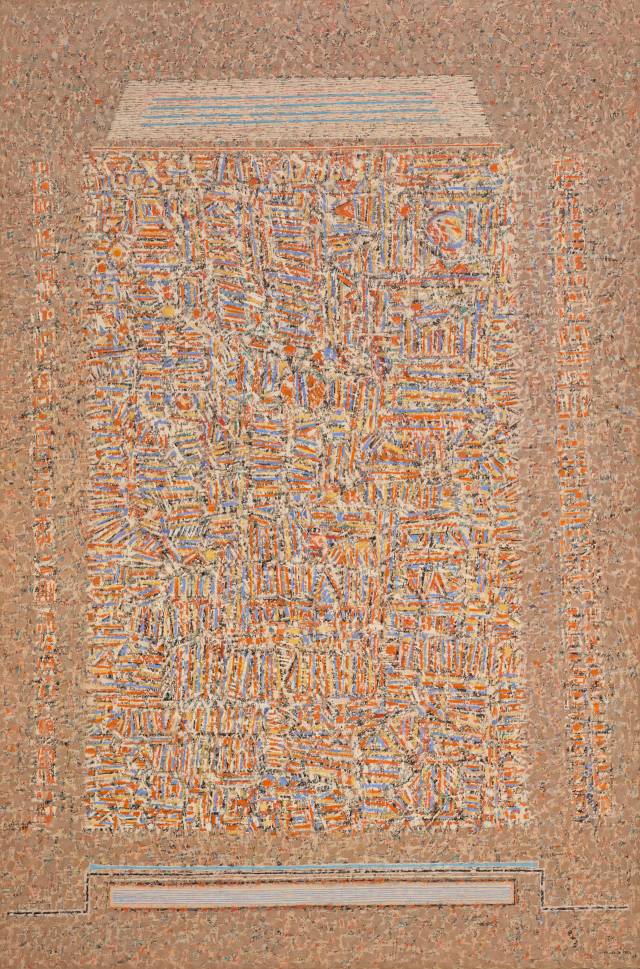 이성자 '천년의 고가(古家)' 1961년, 캔버스에 유화 물감, 196x129.5cm /사진제공=국립현대미술관