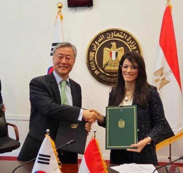 2023년 이집트 카이로 메트로 전동차 사업관련 EDCF 집행 약정 서명식 [주이집트 한국대사관 제공. 재판매 및 DB 금지]