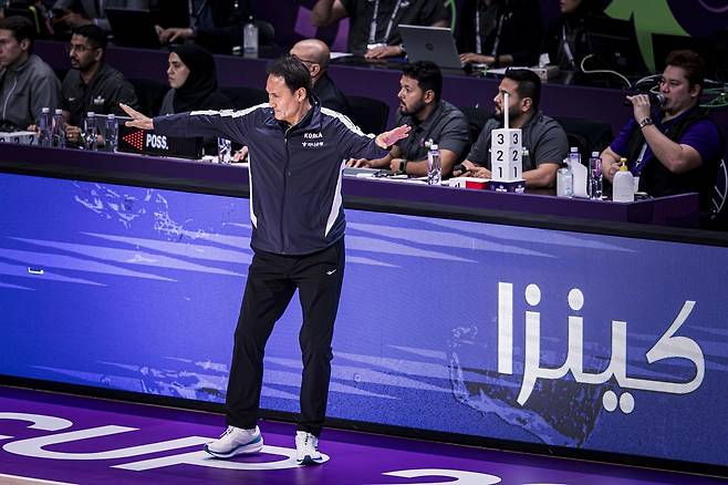 안준호 농구대표팀 감독. (FIBA 제공)