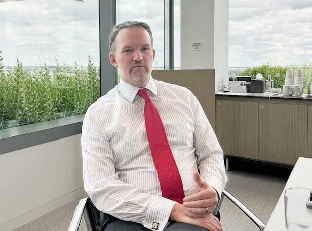 제이미슨 그리어 무역대표부(USTR) 대표가 지난해 미국 워싱턴 DC의 사무실에서 본지와 만나 인터뷰를 하고 있다. /워싱턴=김은중 특파원