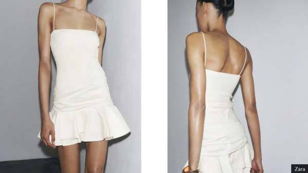 지나치게 마른 모델로 영국에서 금지된 자라 광고​./사진=BBC​