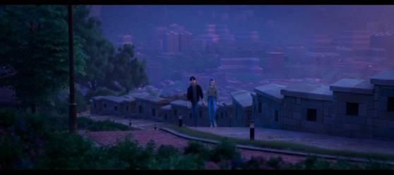 ‘케이팝 데몬 헌터스’ 속 낙산공원. [사진 넷플릭스]