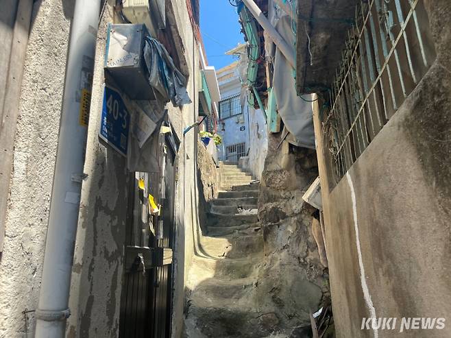 서울 종로구 충신1구역 골목길. 조유정 기자
