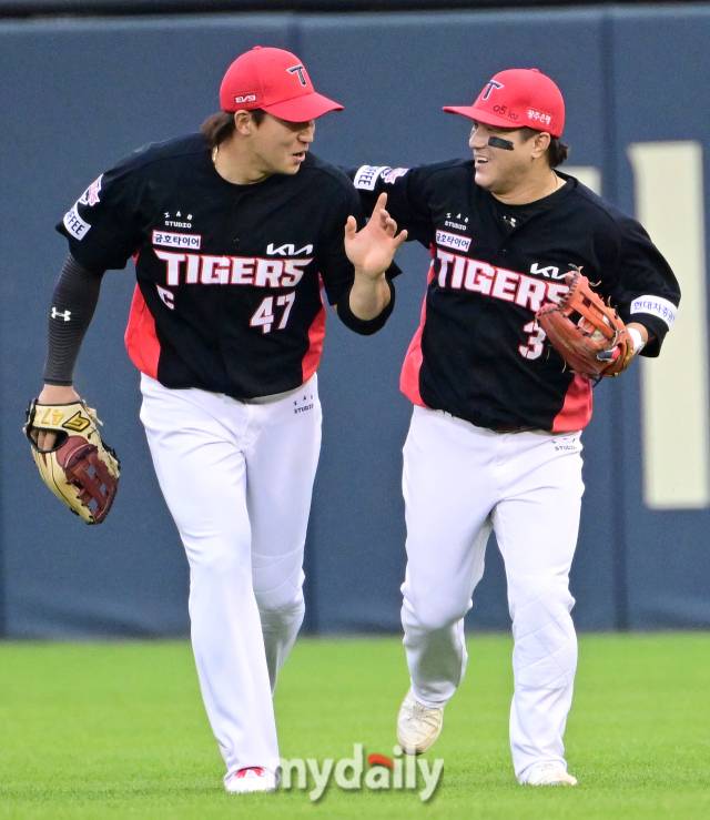 KIA 타이거즈 나성범과 김선빈./마이데일리
