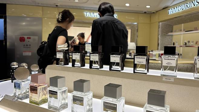 지난 7일 롯데면세점 본점 탬버린즈 매장 모습. 박연수 기자