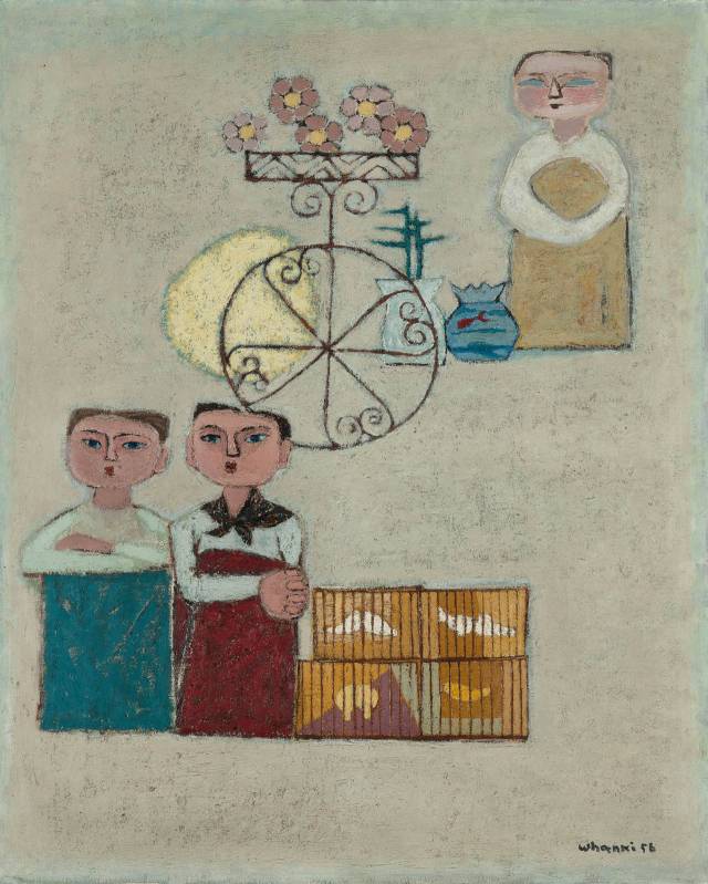 김환기, 봄(1956~1957) /자료제공=케이옥션