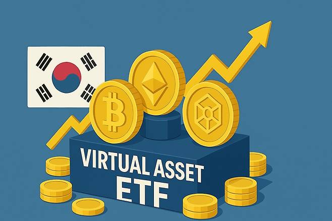 한국형 가상자산 ETF 이미지 인공지능 생성 이미지