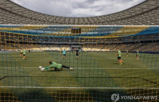 2022년 8월 샤흐타르 도네츠크와 메탈리스트 1925 하르키우의 경기. 사진[EPA=연합뉴스]