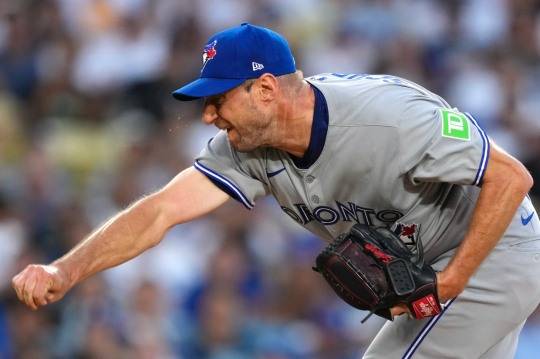 역투하는 셔저. 사진[AP=연합뉴스]