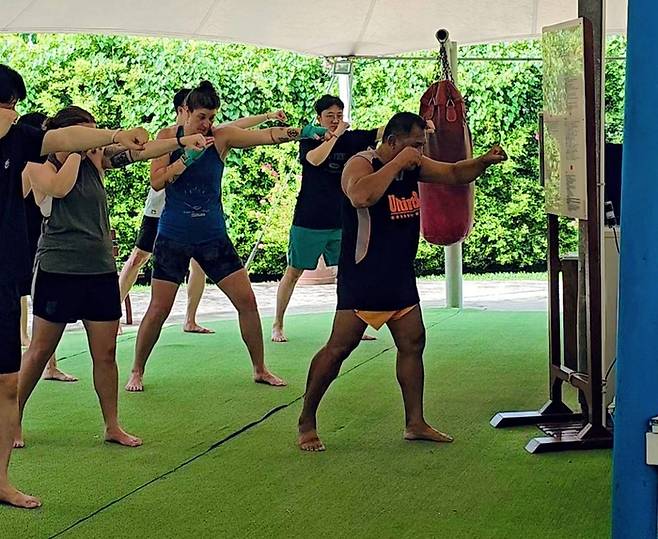 태국 푸껫 클럽메드 푸켓 리조트 무에타이 액티비티 / 사진 = 장주영 여행+ 기자