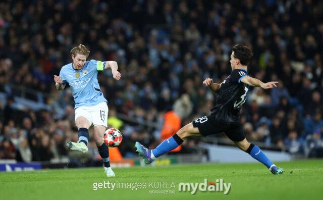 2024-25 UEFA 챔피언스 리그에서 준수한 경기력을 보여준 아르돈 야샤리. /게티이미지코리아