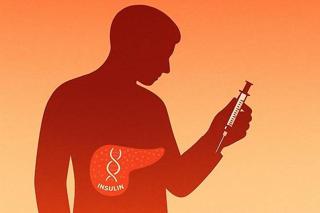 인슐린 주사를 맞는 당뇨병 환자 이미지. (사진=챗GPT) *재판매 및 DB 금지