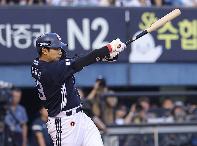 두산 베어스 강승호. 연합뉴스