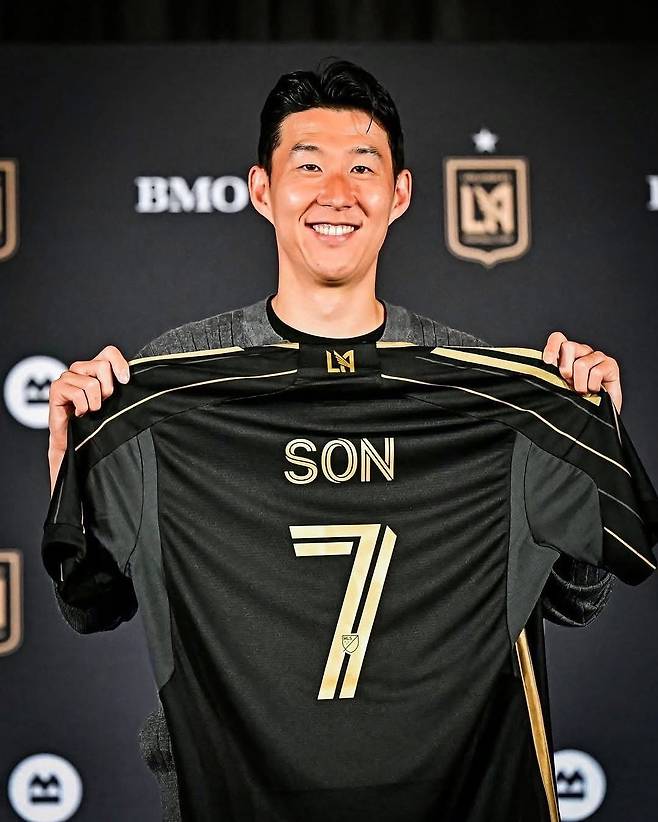 토트넘을 떠나 로스앤젤레스(LA)FC로 이적한 손흥민. /사진=LAFC 제공