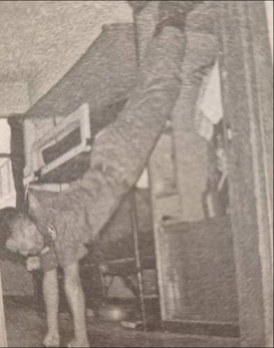 육사에서 얼차려 받는 전인범 생도 모습 [본인 제공]