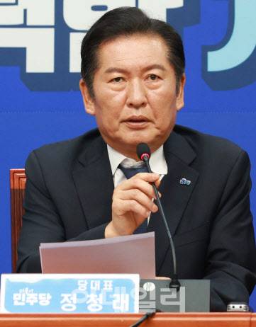 정청래 더불어민주당 대표. (사진=노진환 기자)