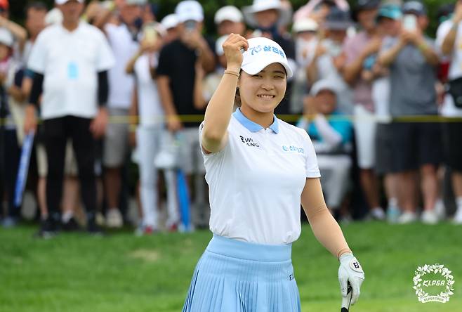 고지원 제12회 제주삼다수 마스터스 FR 우승 확저후 환호