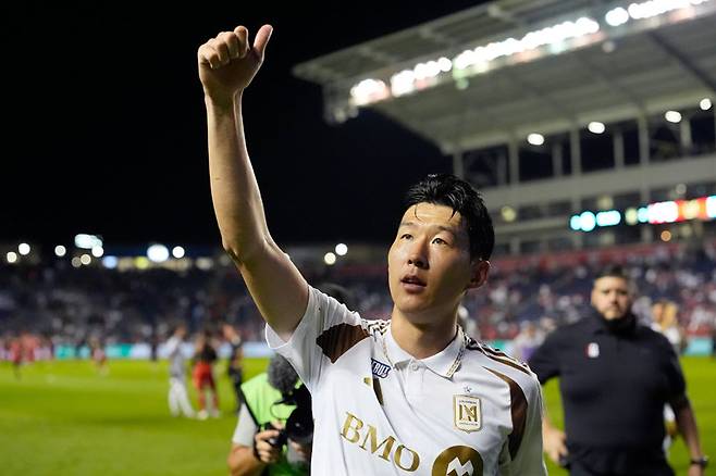 미국 메이저리그사커(MLS) 로스앤젤레스(LA) FC 데뷔전에서 페널티킥을 유도한 손흥민. 사진 출처 : MLS X