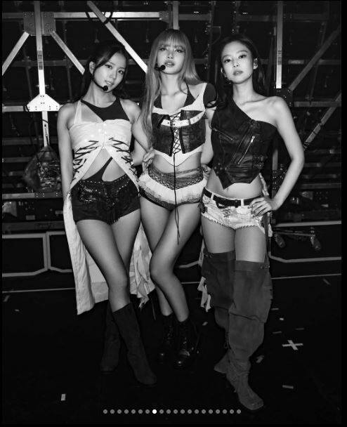 블랙핑크 지수, 리사, 제니(왼쪽부터). /리사 소셜미디어