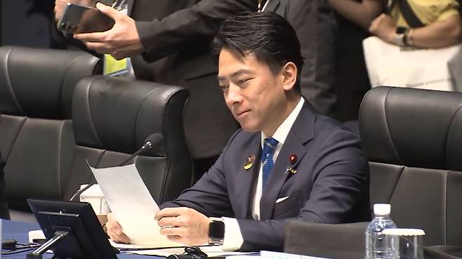 고이즈미 신지로 일본 농림수산상 [연합뉴스TV]