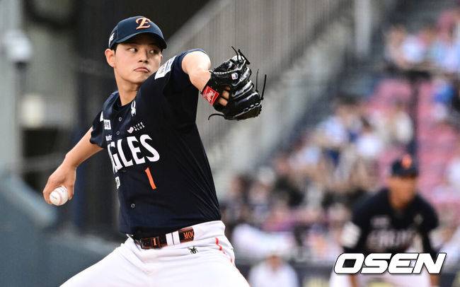 [OSEN=조은정 기자]  한화 문동주. 2025.07.22 /cej@osen.co.kr