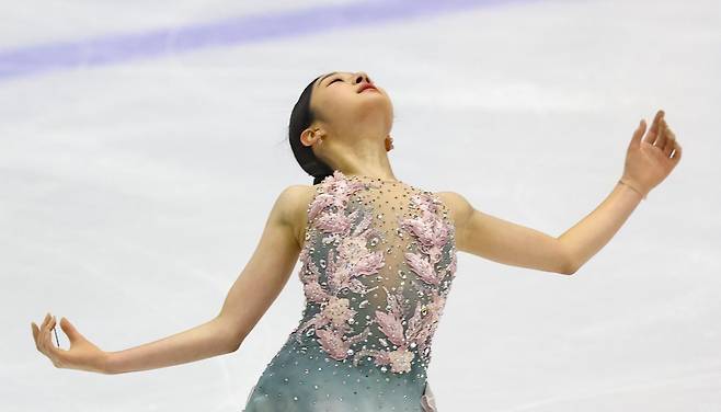 신지아가 10일(한국시간)  노우드에서 열린 2025~2026시즌 ISU 피겨스케이팅 챌린저시리즈 크랜베리컵 인터내셔널 여자 싱글 쇼트프로그램에서 62.12점을 받아 3위에 올랐다. 뉴시스