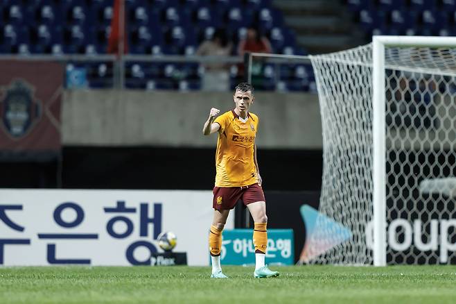 광주FC 아사니. 프로축구연맹 제공